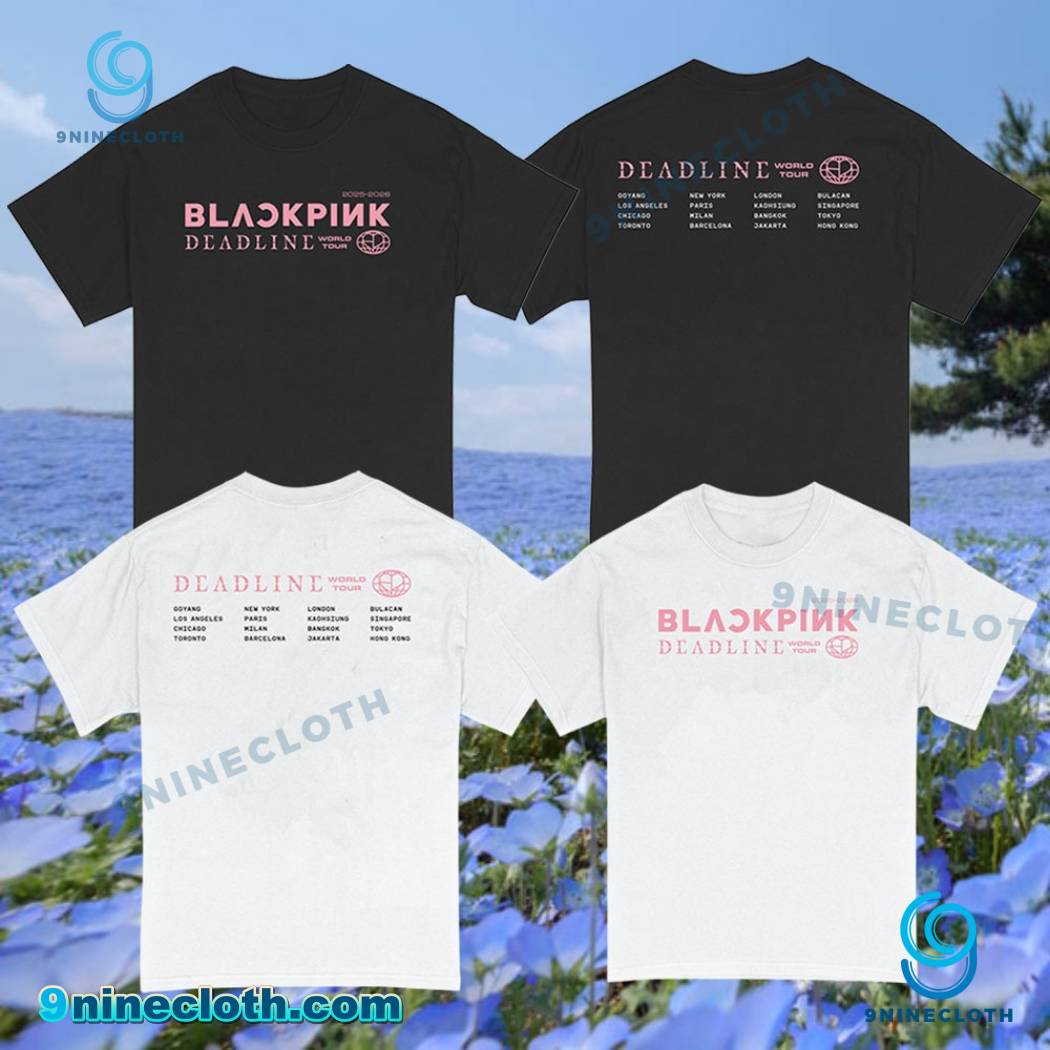 Blackpink Deadline World Tour 2025-2026 Unisex T-shirt y3Jj9Pw