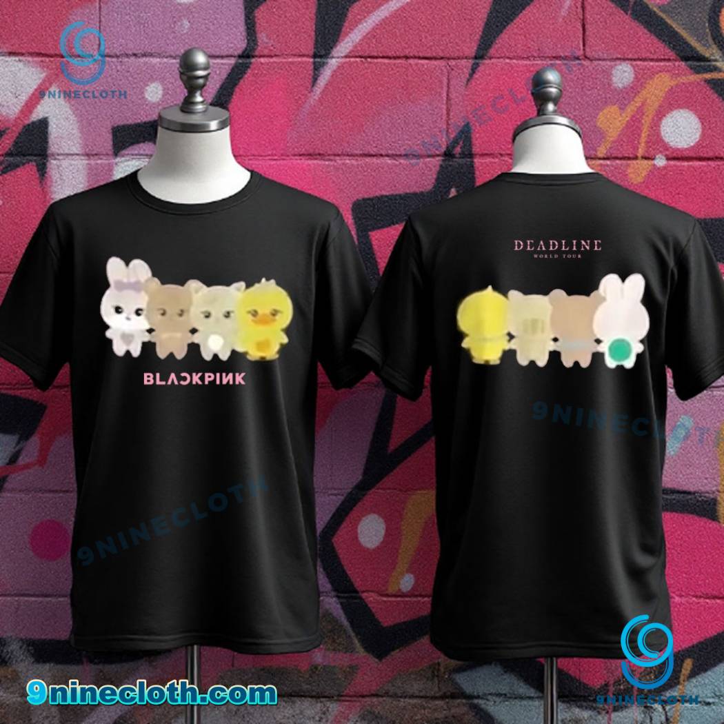 ★大人気★BLACKPINK PLUSH T-SHIRT Blackpink Plush Character Deadline World Tour 2025 New York