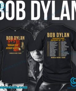 Bob Dylan Rough And Rowdy Ways Worldwide Tour 2025 T-shirt JNWT3ka