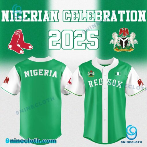 Boston Red Sox Nigerian Celebration 2025 Baseball Jersey KDSXZvq