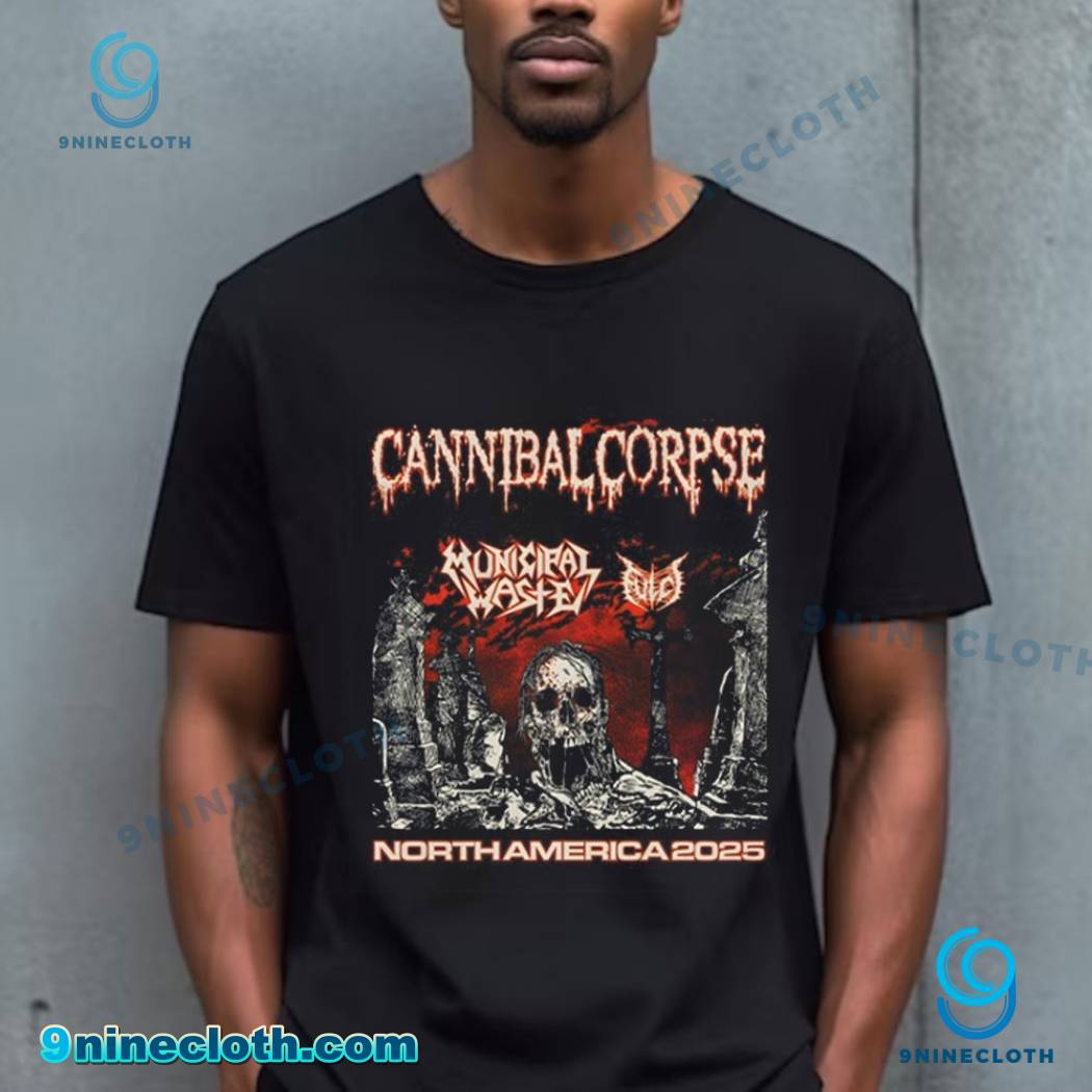 Cannibal Corpse North America 2025 Tour T-shirt-a klWZvts