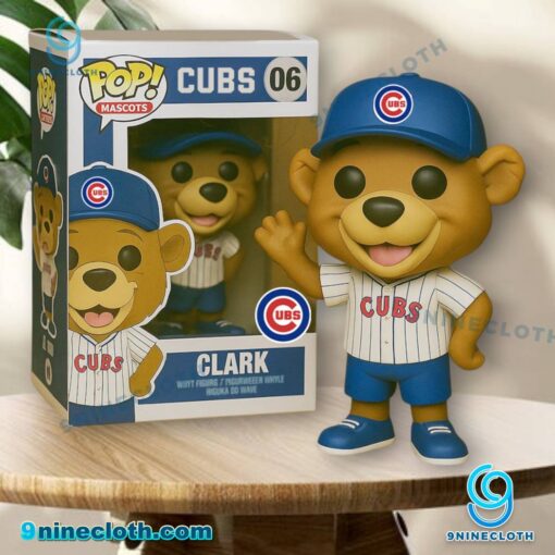 Chicago Cubs Clark Mascot Collectible Figure bOSvpVa