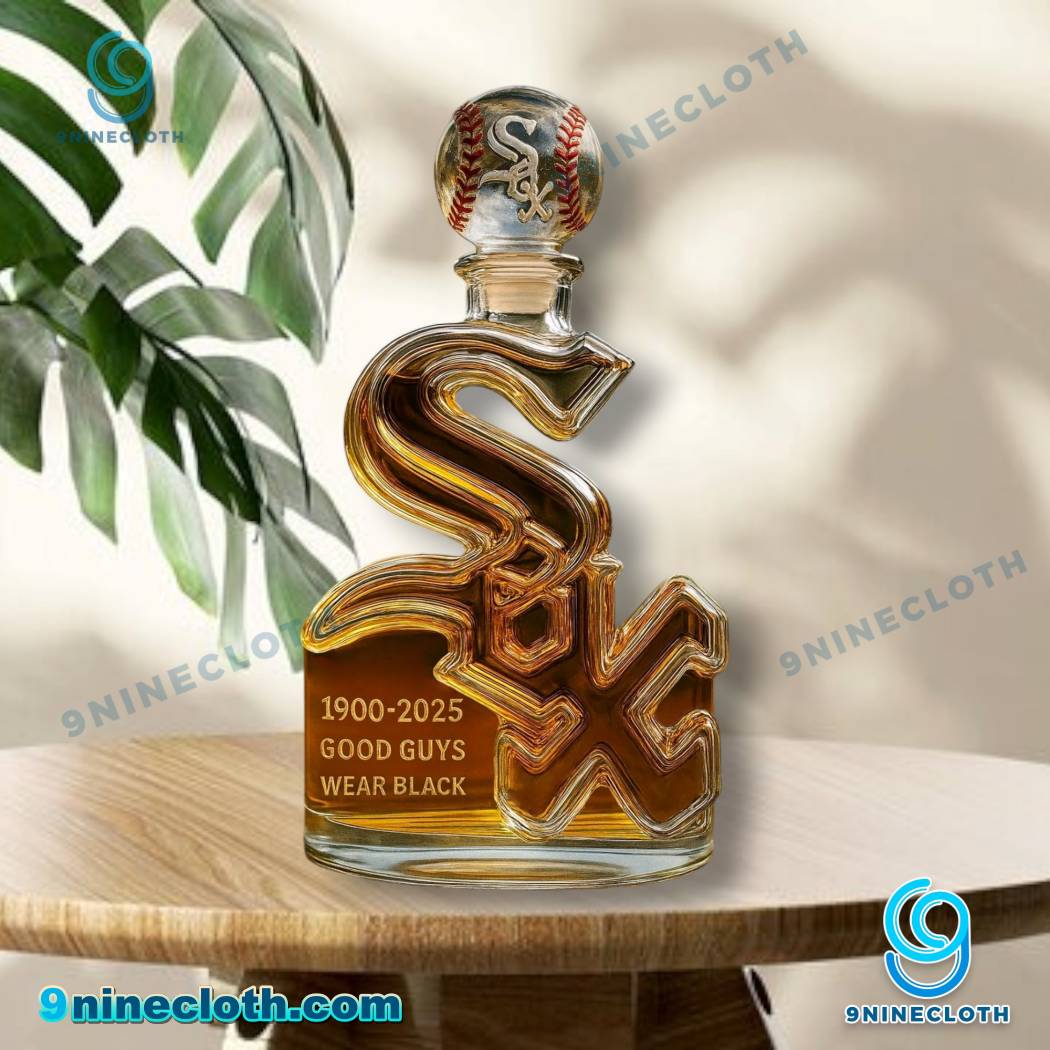 Chicago White Sox 125th Anniversary 1990-2025 Custom Whiskey Bottle XPgKz8k