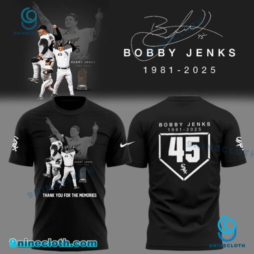 Chicago White Sox Baseball R.I.P Bobby Jenks 1981-2025 45 T-shirt, Hoodie 0okLNmV
