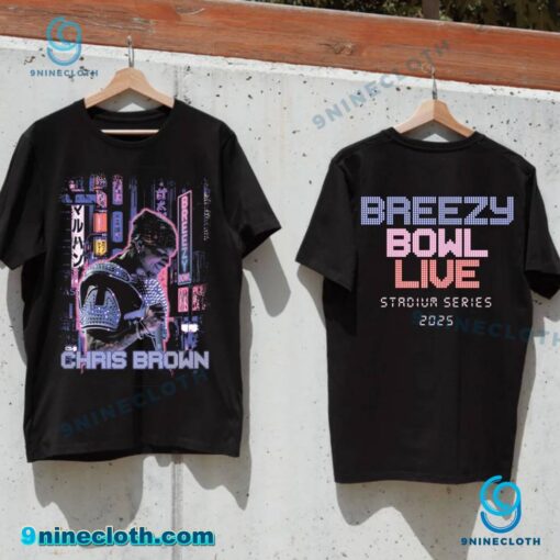 Chris Brown Breezy Bowl XX Light Bright 2025 Unisex T-shirt J6i2Ugp