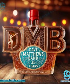 Dave Matthews Band 35 Years Custom Whiskey Bottle vrouFmD