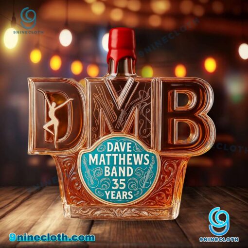 Dave Matthews Band 35 Years Custom Whiskey Bottle vrouFmD