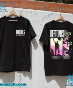Deftones UK + Europe 2025 Tour Merch T-shirt MaLdzXK