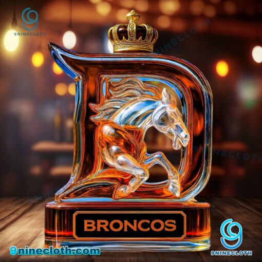Denver Broncos Custom Whiskey Bottle 95RQ4YZ