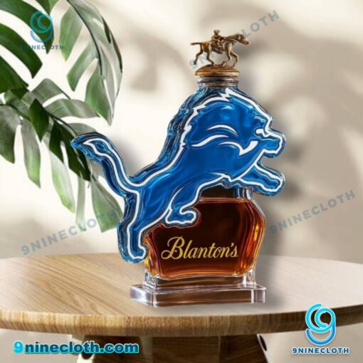 Detroit Lions Custom Whiskey Bottle 92lhkXM