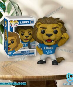 Detroit Lions Roary Mascot Collectible Figure tqkZav1