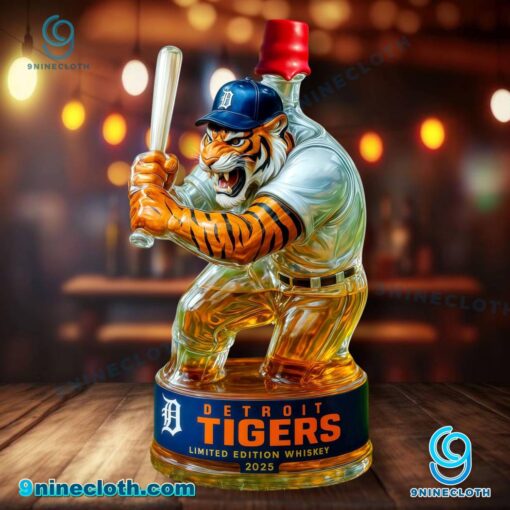 Detroit Tigers 2025 Custom Whiskey Bottle feLAbYO