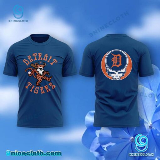 Detroit Tigers Grateful Dead Night 2025 T-shirt RnvWGT9
