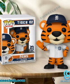 Detroit Tigers Paws Mascot Collectible Figure v68juYd
