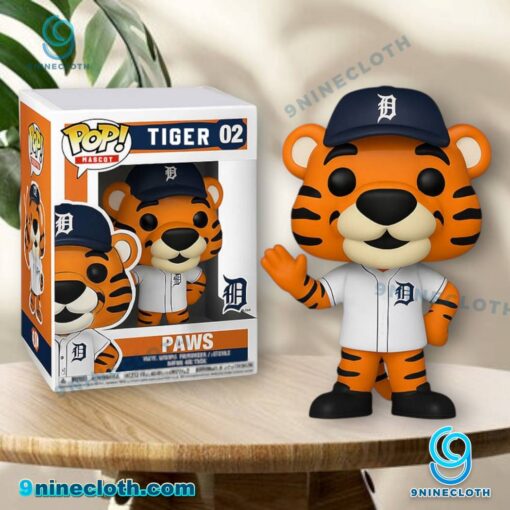 Detroit Tigers Paws Mascot Collectible Figure v68juYd