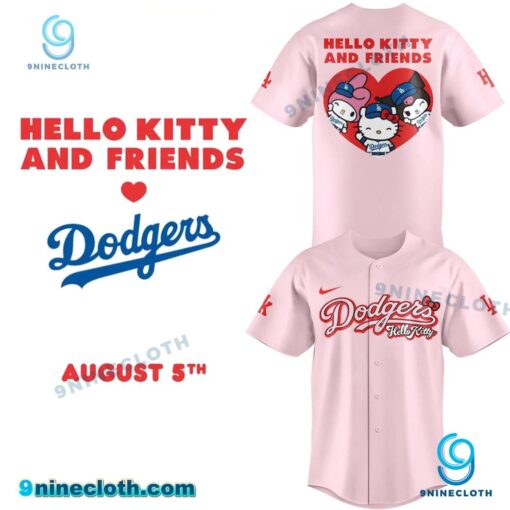 Dodgers X Hello Kitty And Friends Baseball Jersey 3lnwsRY