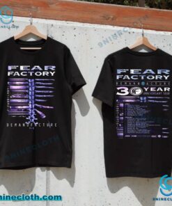 Fear Factory Demanufacture 30 Year Anniversary Tour Europe 2025 Dates Unisex T-shirt sofqlAb
