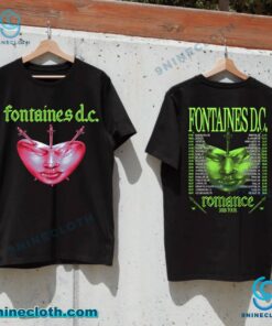 Fontaines D.C. Favourite Heart Romance 2025 Tour Unisex T-shirt Fs4RoJw