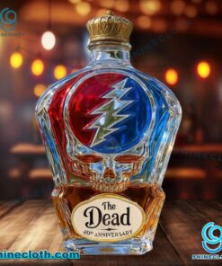 Grateful Dead 60th Anniversary Custom Whiskey Bottle nAU7PtO