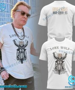 Guns N' Roses Lone Wolf Munich Germany 2025 T-shirt FWNJwfn
