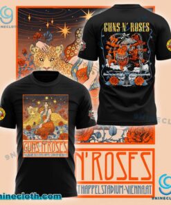 Guns N' Roses Tour 2025 Ernst Happel Stadion In Vienna, Austria T-shirt k0i2RLN