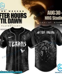 Houston Texans X The Weeknd After Hours Til Dawn 2025 Baseball Jersey ZSAyUc1