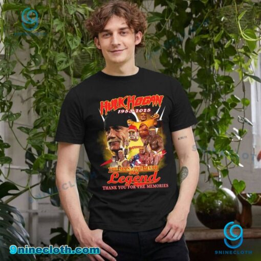 Hulk Hogan 1953-2025 The Man The Myth The Legend Thank You For The Memories Unisex T-shirt 6a12fBc