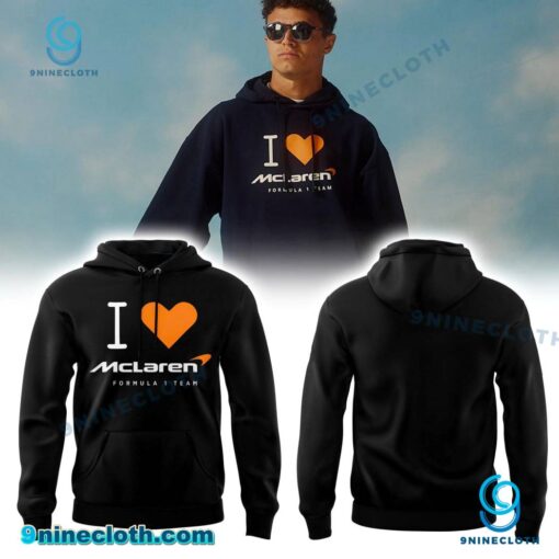 I Heart Mclaren Silverstone Unisex Hoodie FM0Qqmj