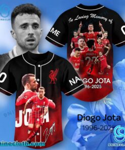 In Loving Diogo Jota 1996-2025 Liverpool Personalized Baseball Jersey 7QiweZ8
