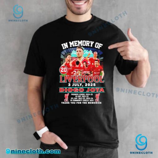 In Memory Of Diogo Jota Liverpool 3 July 2025 Unisex T-shirt 2ZqoW9L
