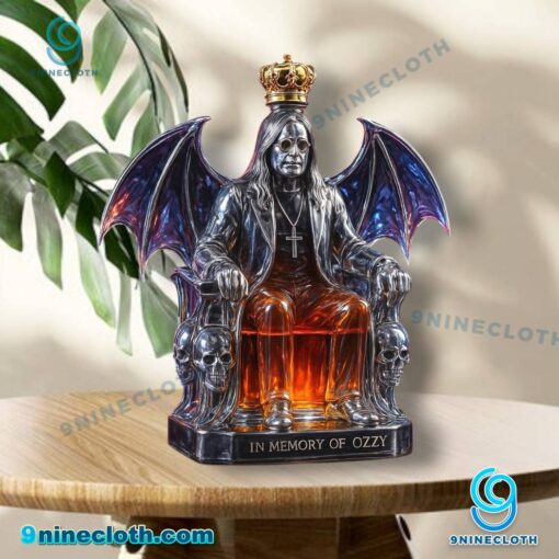 In Memory Of Ozzy Custom Whiskey Bottle WTPYi4m