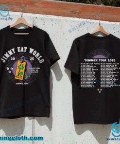 Jimmy Eat World Everything Will Be Alright Summer Tour 2025 Unisex T-shirt ReH8MDf