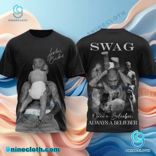 Justin Bieber Swag Once A Belieber Always A Belieber Shirt m18vtI2