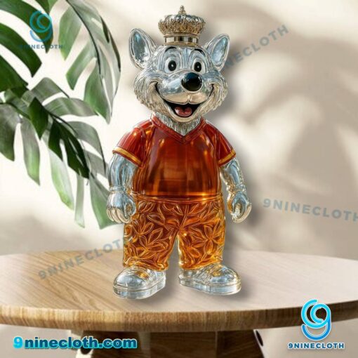 Kansas City Chiefs Mascot Custom Whiskey Bottle bW0iBwd