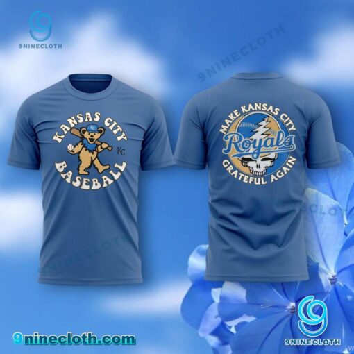 Kansas City Royals Grateful Dead Night July 25 2025 T-shirt 76fo4E3
