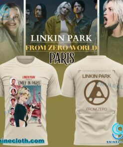 Linkin Park From Zero World Tour Emily In Paris 2025 T-shirt a91p6IW