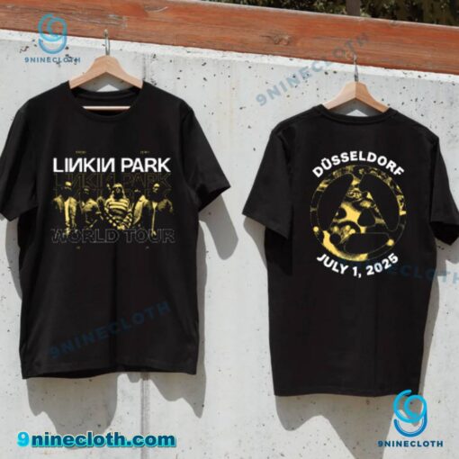 Linkin Park From Zero World Tour In Düsseldorf July 1 2025 Unisex T-shirt FYij8Tq