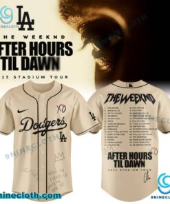 Los Angeles Dodgers X The Weeknd After Hours Til Dawn 2025 Stadium Tour Baseball Jersey SKVTQik