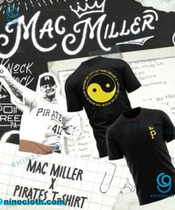 Mac Miller X Pittsburgh Pirates T-shirt PLhH2zB