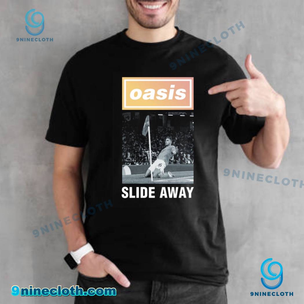 Manchester City X Oasis Slide Away Unisex T-shirt - 9ninecloth