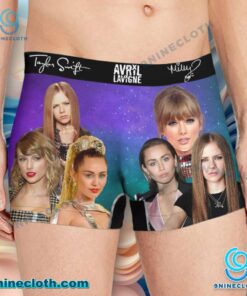 Miley Cyrus, Avril Lavigne, Taylor Swift Men Boxer Briefs OGvEadK