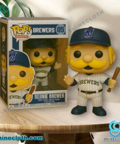 Milwaukee Brewers Bernie Brewer Mascot Collectible Figure BLnmTVE