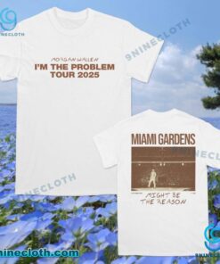 Morgan Wallen Miami Gardens I'm The Problem Tour 7.11.2025 T-shirt edoQlZC