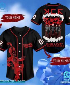 My Chemical Romance Long Live The Black Parade Personalized Baseball Jersey L5ZPpwm