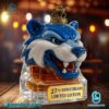 Nashville Predators Gnash 27th Anniversary Custom Whiskey Bottle-x ky8qr7c