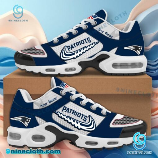 New England Patriots NFL Personalized Air Max Plus Shoes VeYBlkt