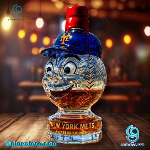 New York Mets Custom Whiskey Bottle WMYrNe3