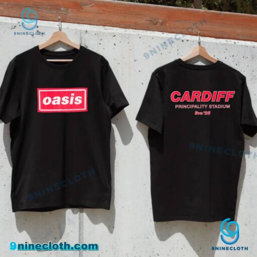 Oasis Cardiff Principality Stadium Live '25 Unisex T-shirt nHuXLFa