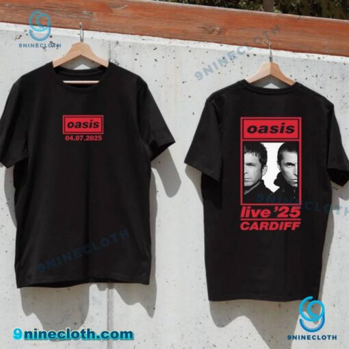 Oasis Live '25 Cardiff July 4 2025 Unisex T-shirt mponz46