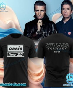 Oasis Live '25 Chicago Soldier Field Unisex T-shirt dgY8p9l